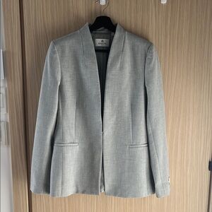 Babaton Commerce Heather Chrome Gray Blazer NWT